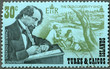 TURKS AND CAICOS ISLANDS - 1970 : shows Charles Dickens