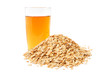 Apple juice and oat flakes
