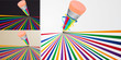 background - colored pencil