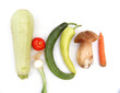 vegetables and mushroom
