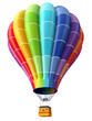 Multi-colored balloon