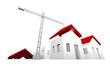 Houses under construction Houses under construction