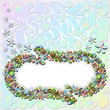 Vector: Astratto Sfondo Floreale-Abstract Colors Ornamental Label Astratto Sfondo Floreale-Abstract Colors Ornamental Label