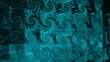 aqua blue spirals motion background