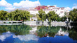 Landmark of the famous Potala Palace in Lhasa Tibet