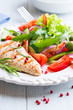 Grilled Chicken Breast with Salad