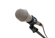 Microphone on a white background Microphone on a white background