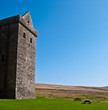 part of Hermitage Castle in the south of Scotland