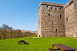 part of Hermitage Castle in the south of Scotland