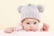 Baby with blue eyes portrait. Baby with blue eyes portrait.