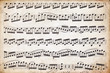 Old musical score