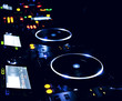 DJ CD player and mixer