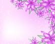 vector flower background for invitation