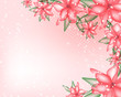 vector flower background for invitation