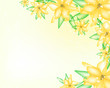 vector flower background for invitation