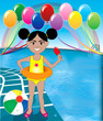 Pool Popsicle Girl