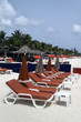 Red Beach Lounge Chairs