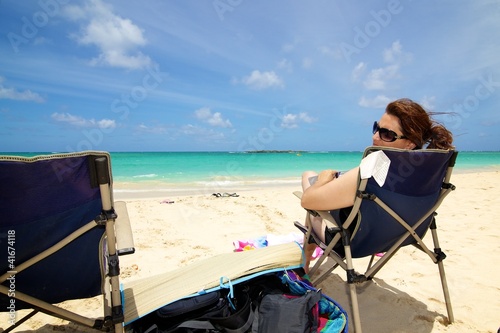 Photo: Relaxing at the Beach Relaxing at the Beach