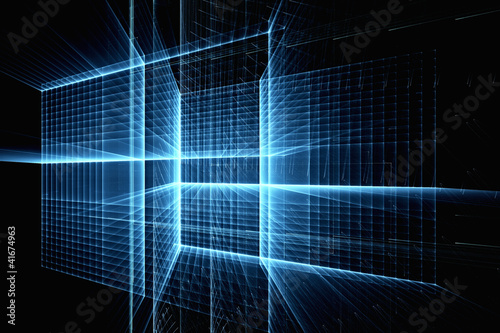 Illustration: Abstract business science or technology background Abstract business science or technology background