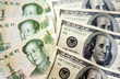 Photo: Chinese and American Money Chinese and American Money