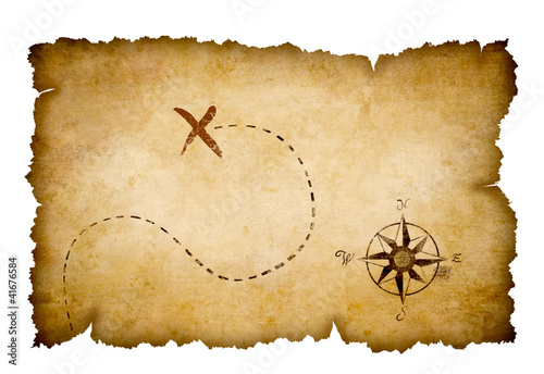Illustration: Pirates treasure map Pirates treasure map