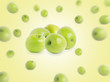 Photo: group of green apples group of green apples