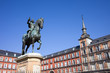 Photo: Statue of King Philip III at Plaza Mayor Statue of King Philip III at Plaza Mayor