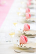 Conference or wedding dinner table Conference or wedding dinner table