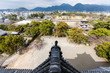 View of Kumamoto and nearby mountains from castle View of Kumamoto and nearby mountains from castle