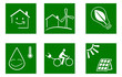 Green symbols