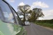 Car on country road
