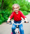 Foto: girl with bicycle girl with bicycle