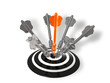 Arrows on the target
