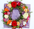 Blütenkranz mit Rosen