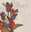 floral invitation