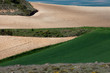 Texture field with arable land Texture field with arable land