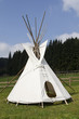 American teepee on the meadow American teepee on the meadow