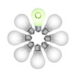 Vektor: Eco friendly light bulb Eco friendly light bulb