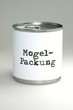 Dose - Mogelpackung