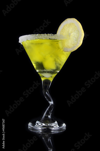 Photo: yellow martini drink yellow martini drink