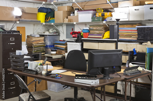 Photo: Busy Warehouse Office Shipping and Receiving Desk Busy Warehouse Office Shipping and Receiving Desk