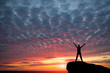 silhouette of a girl