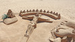 Jesus Christ Statue made of sand on the beach Jesus Christ Statue made of sand on the beach