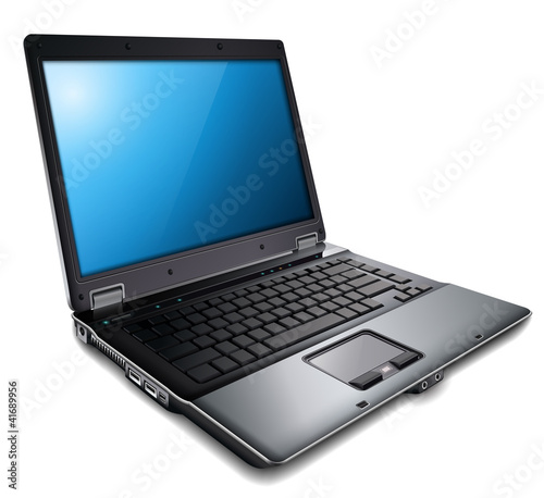 Vektor: Laptop computer. Laptop computer.