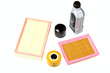 Automobile oil, air  and oil filters