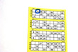 Bingo Card with one number circled
