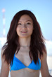 Portrait of Asian girl with bikini2