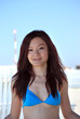 Portrait of Asian girl with bikini1