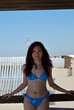 Asian girl in bikini on a terrace1
