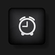 vector alarm clock icon on black. Eps10